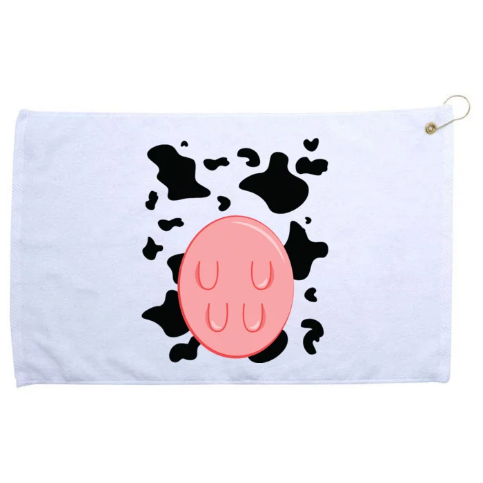 Cow Costume Halloween Grommeted Golf Towel