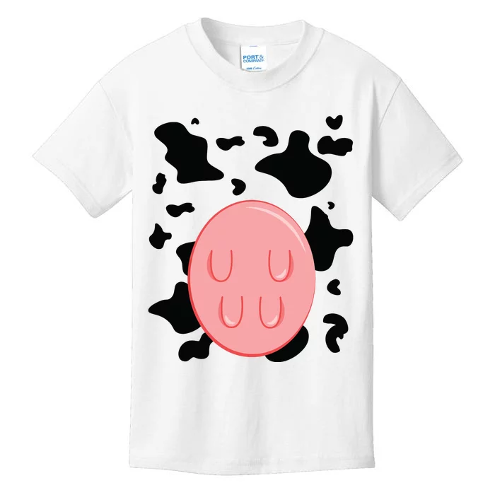 Cow Costume Halloween Kids T-Shirt