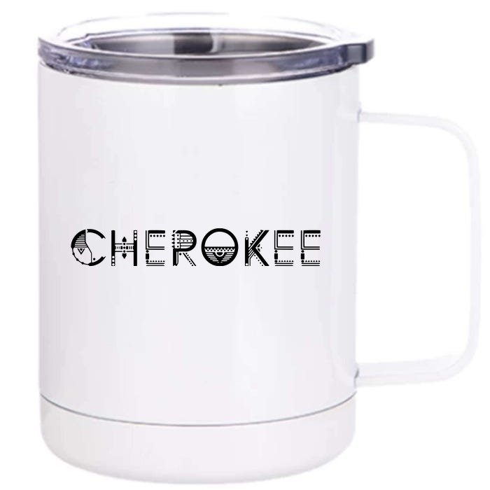 Cherokee Front & Back 12oz Stainless Steel Tumbler Cup