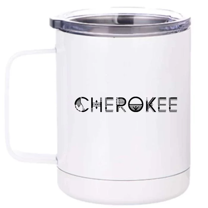 Cherokee Front & Back 12oz Stainless Steel Tumbler Cup