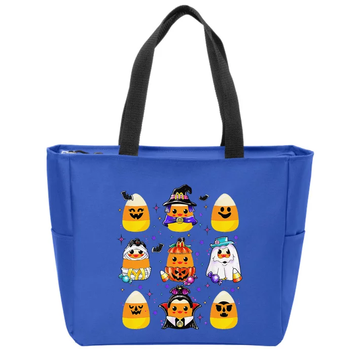 Candy Corn Halloween Costume Characters Candy Corn Crew Gift Zip Tote Bag