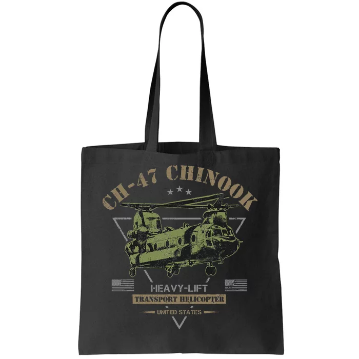 Ch47 Chinook Helicopter Tote Bag