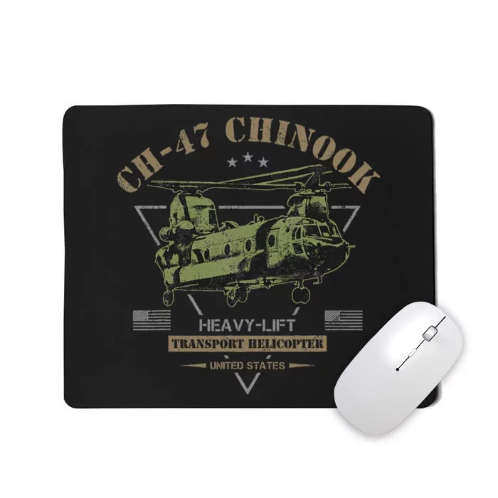 Ch47 Chinook Helicopter Mousepad