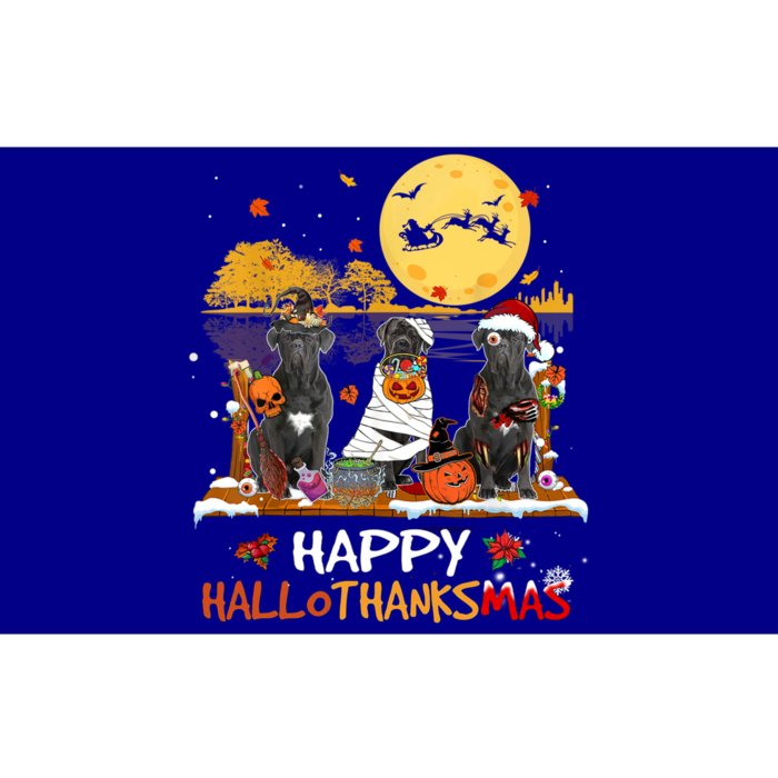 Cane Corso Happy Hallothanksmas Halloween Thanksgiving Xmas Funny Gift Bumper Sticker