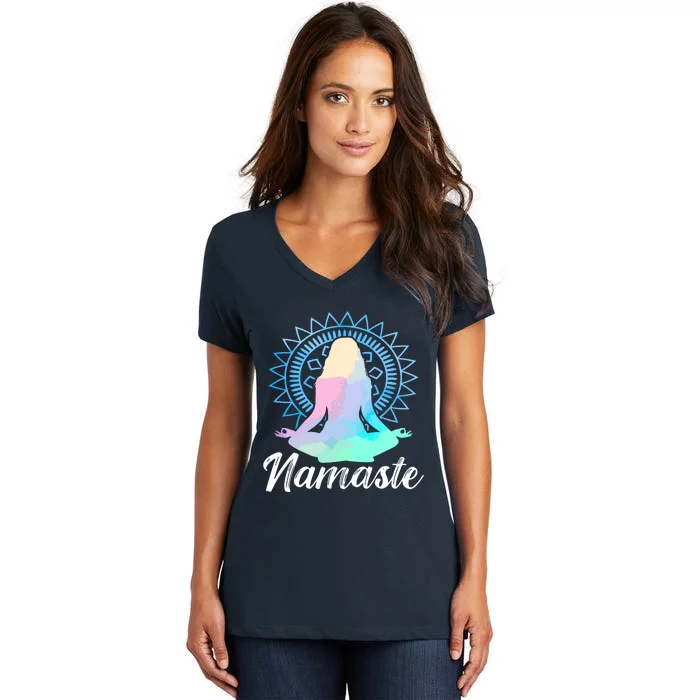 Chakras Women's V-Neck T-Shirt