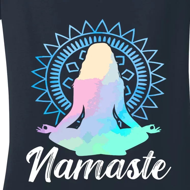 Chakras Women's V-Neck T-Shirt