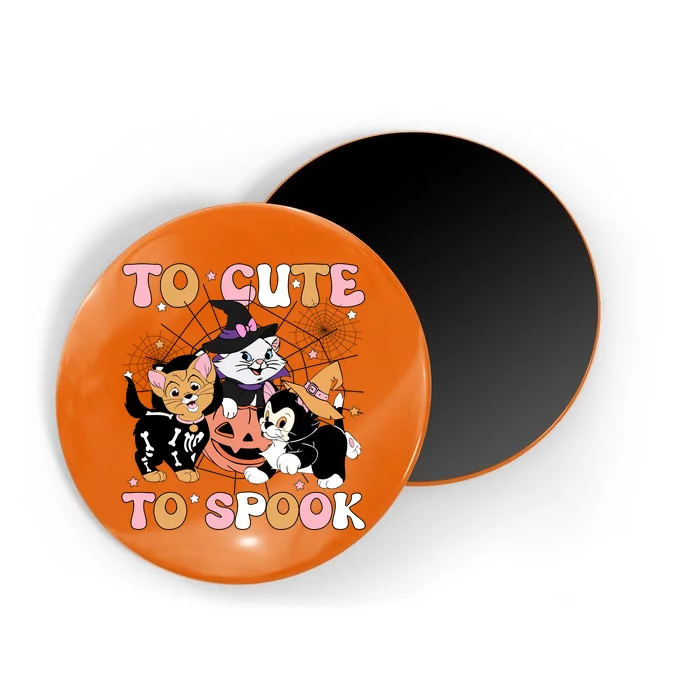 Cute Cat Halloween Too Cute To Spook Halloween Movie Magnet