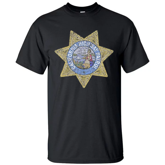 Chp California Highway Patrol Safety Service And Security Tall T-Shirt