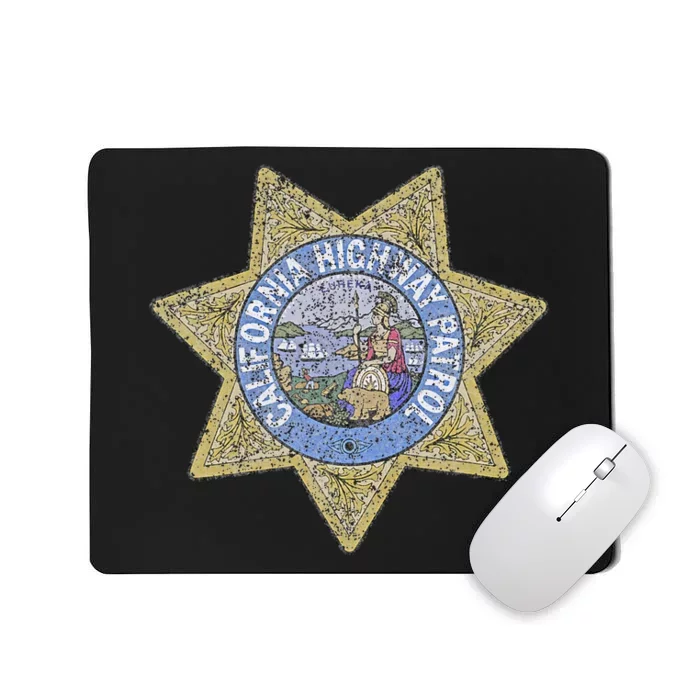 Chp California Highway Patrol Safety Service And Security Mousepad