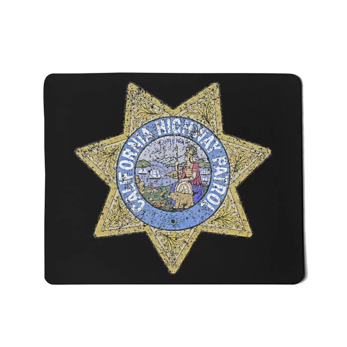 Chp California Highway Patrol Safety Service And Security Mousepad