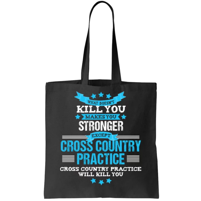 Cross Country Hoodie Funny Coach Gift XC Runner Team Tote Bag