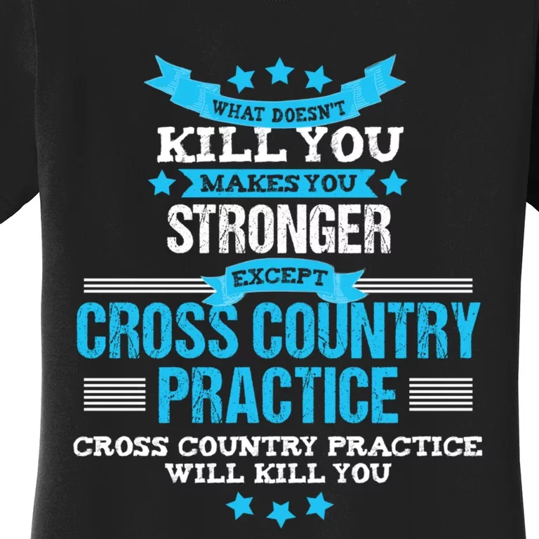 Cross Country Hoodie Funny Coach Gift XC Runner Team Women's T-Shirt