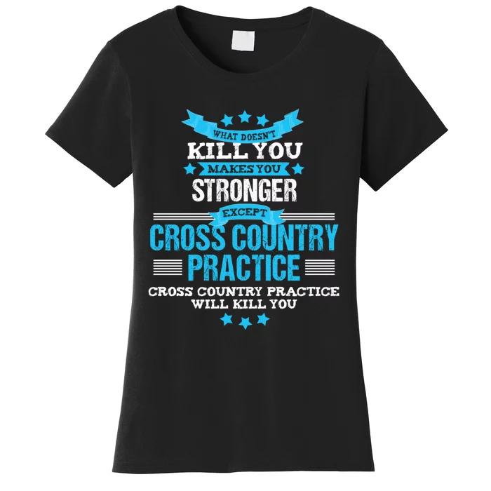 Cross Country Hoodie Funny Coach Gift XC Runner Team Women's T-Shirt