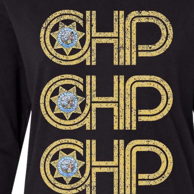 Chp California Highway Patrol Ca Police Law Enforcement Womens Cotton Relaxed Long Sleeve T-Shirt