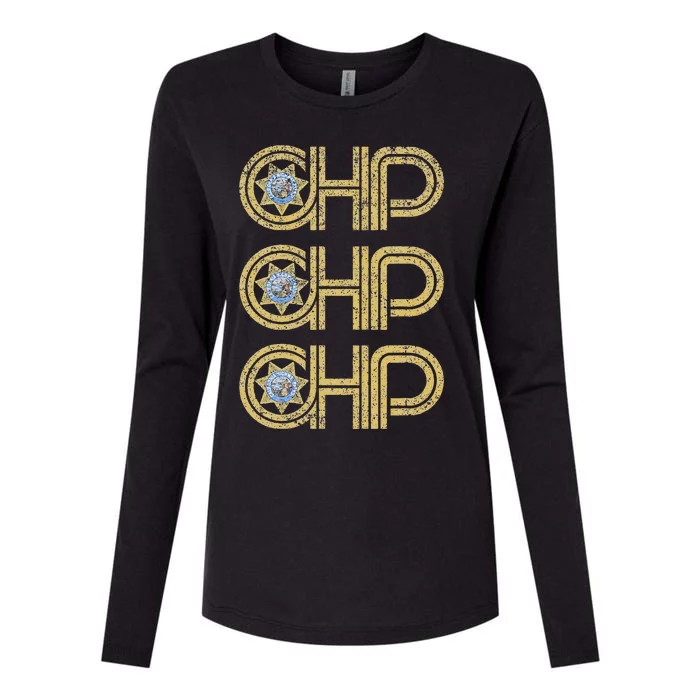 Chp California Highway Patrol Ca Police Law Enforcement Womens Cotton Relaxed Long Sleeve T-Shirt