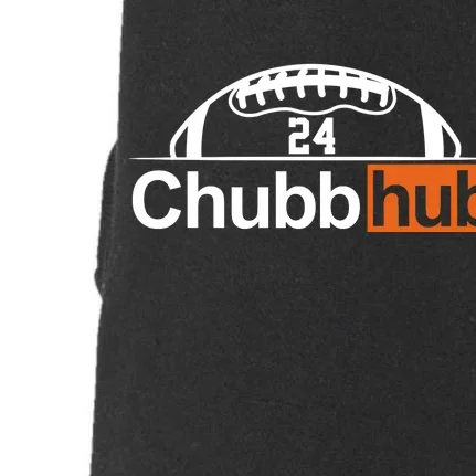 Chubbhub, Chubb Hub 24 Football Doggie 3-End Fleece Hoodie