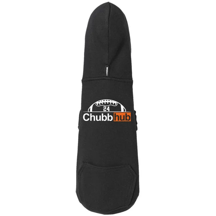 Chubbhub, Chubb Hub 24 Football Doggie 3-End Fleece Hoodie