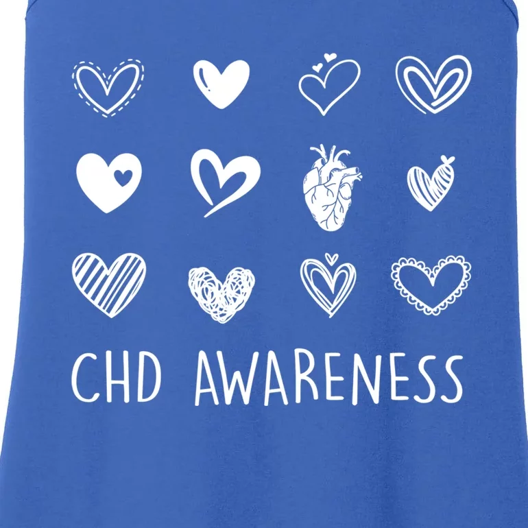 Chd Congenital Heart Disease Awareness Great Gift Ladies Essential Tank