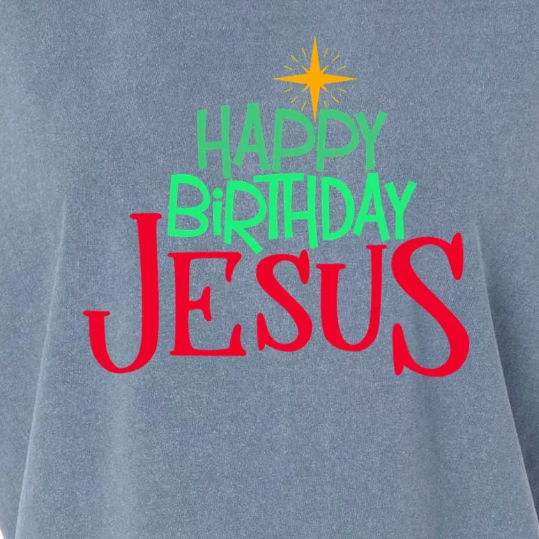 Christian Christmas HAPPY BIRTHDAY JESUS Women Men Kids Gift Garment-Dyed Women's Muscle Tee