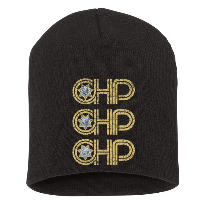 Chp California Highway Patrol Ca Police Law Enforcement Short Acrylic Beanie