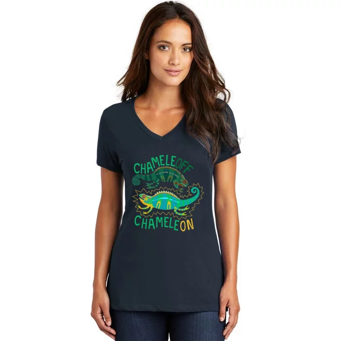 Chameleoff Women's V-Neck T-Shirt