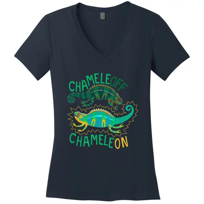 Chameleoff Women's V-Neck T-Shirt