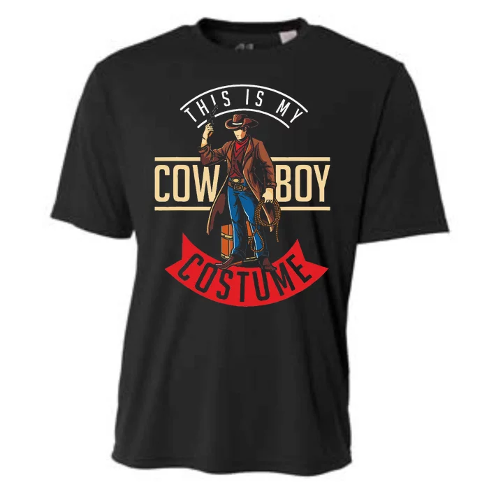 Cowboy Costume Halloween Western Gift Idea Cowboy Cooling Performance Crew T-Shirt