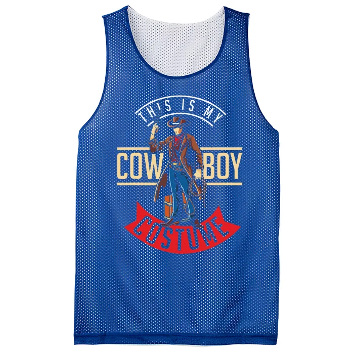 Cowboy Costume Halloween Western Gift Idea Cowboy Mesh Reversible Basketball Jersey Tank