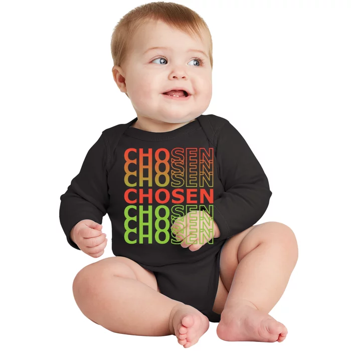 Chosen Baby Long Sleeve Bodysuit