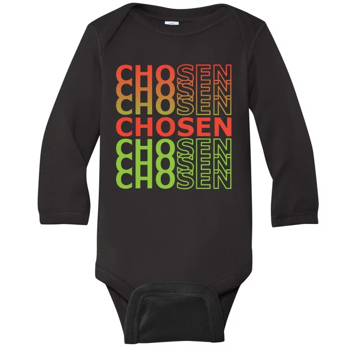 Chosen Baby Long Sleeve Bodysuit