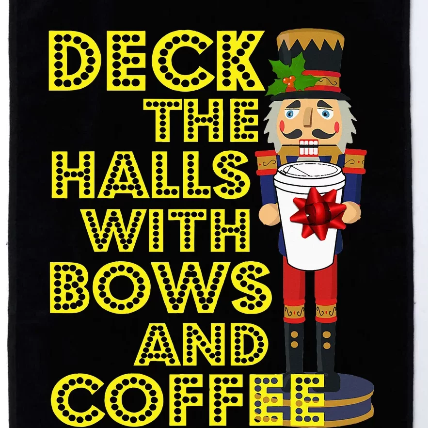 Coffee Christmas Holiday Nutcracker Gift Coffee Platinum Collection Golf Towel