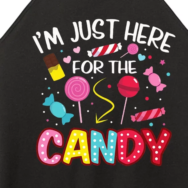 Candy Craze Halloween Lollipop Delights Women’s Perfect Tri Rocker Tank