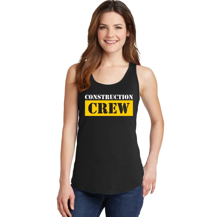 Construction Crew Highway Worker Ladies Essential Tank