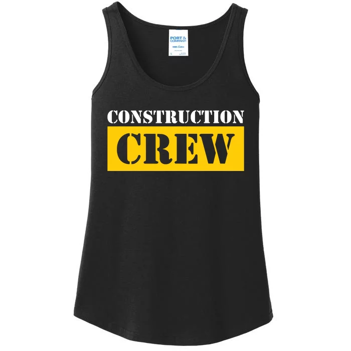 Construction Crew Highway Worker Ladies Essential Tank