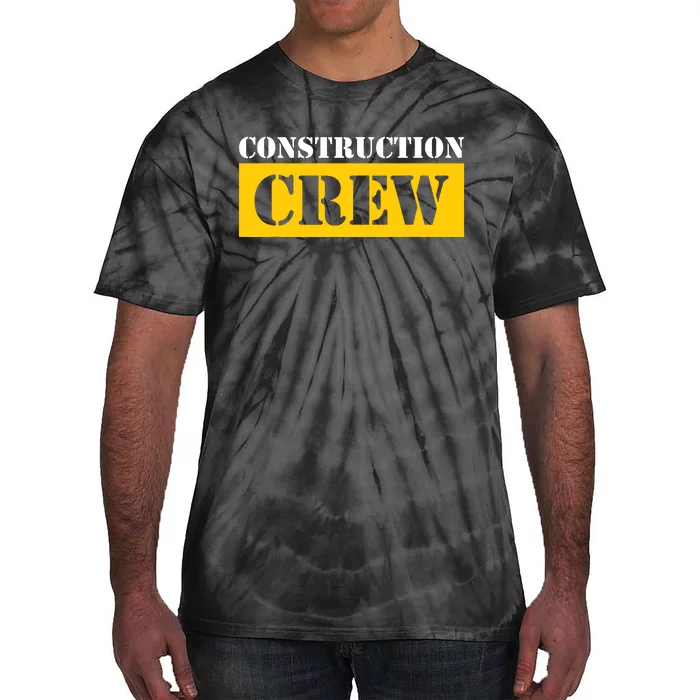 Construction Crew Highway Worker Tie-Dye T-Shirt