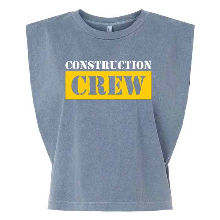 Construction Crew Highway Worker Garment-Dyed Women's Muscle Tee