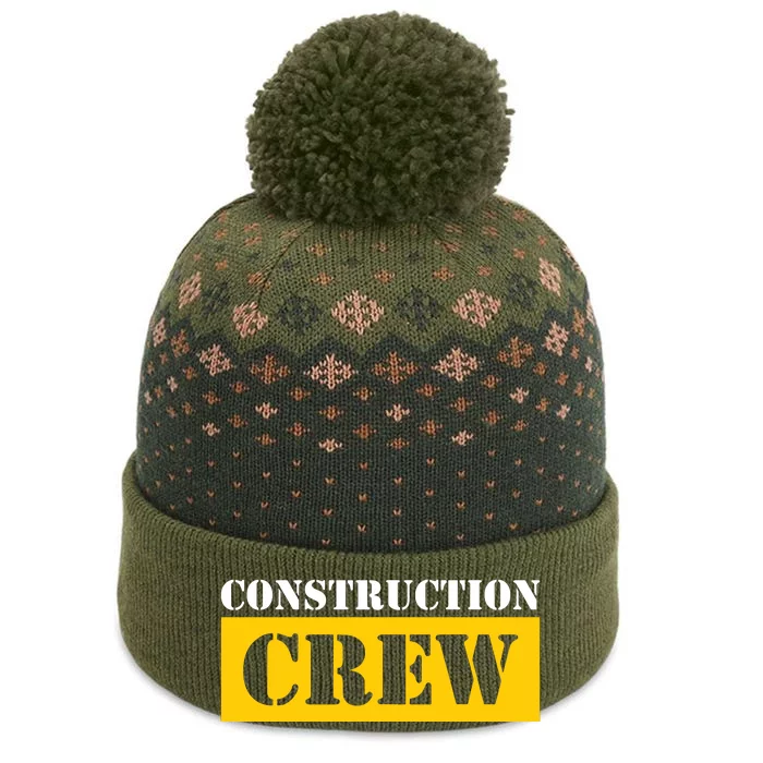 Construction Crew Highway Worker The Baniff Cuffed Pom Beanie