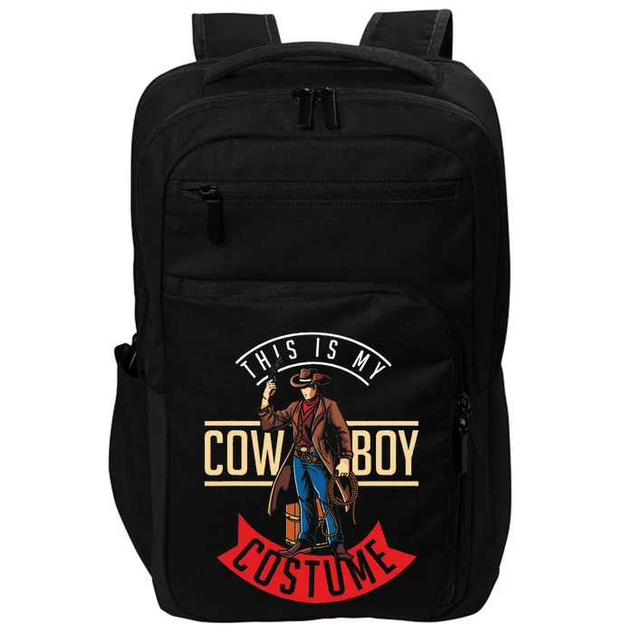 Cowboy Costume Halloween Western Gift Idea Cowboy Impact Tech Backpack