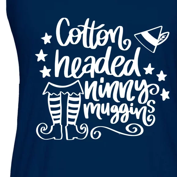 Christmas Cotton Headed Ninny Muggins Ladies Essential Flowy Tank