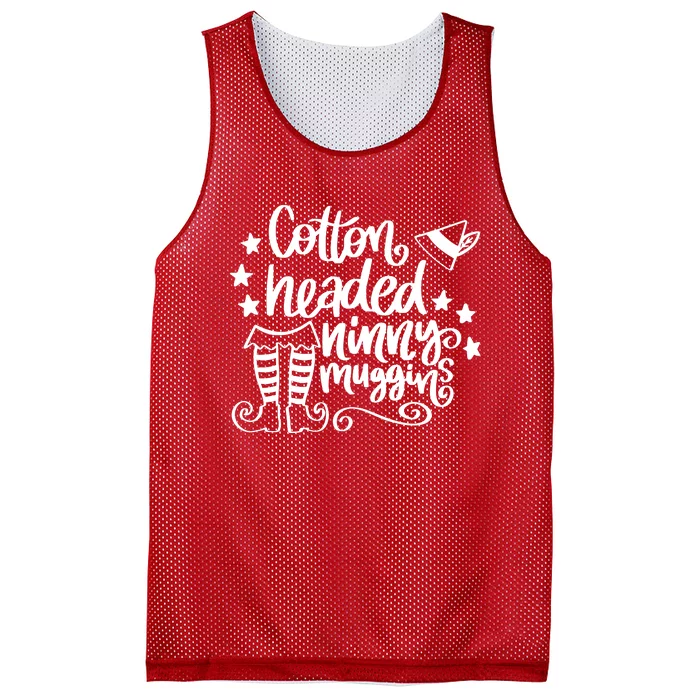 Christmas Cotton Headed Ninny Muggins Mesh Reversible Basketball Jersey Tank