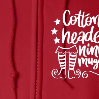 Christmas Cotton Headed Ninny Muggins Full Zip Hoodie