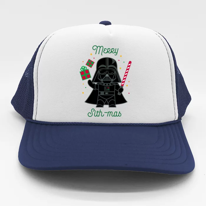 Cute Christmas Holiday Merry Sithmas Trucker Hat