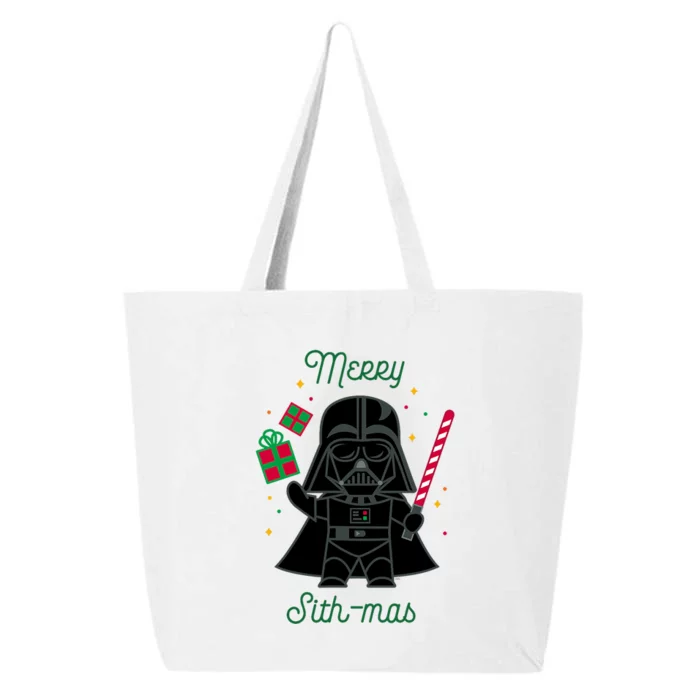 Cute Christmas Holiday Merry Sithmas 25L Jumbo Tote