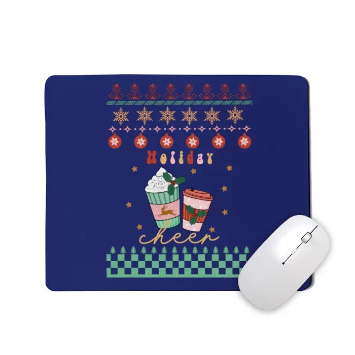 Cute Christmas Holiday Cheers Mousepad