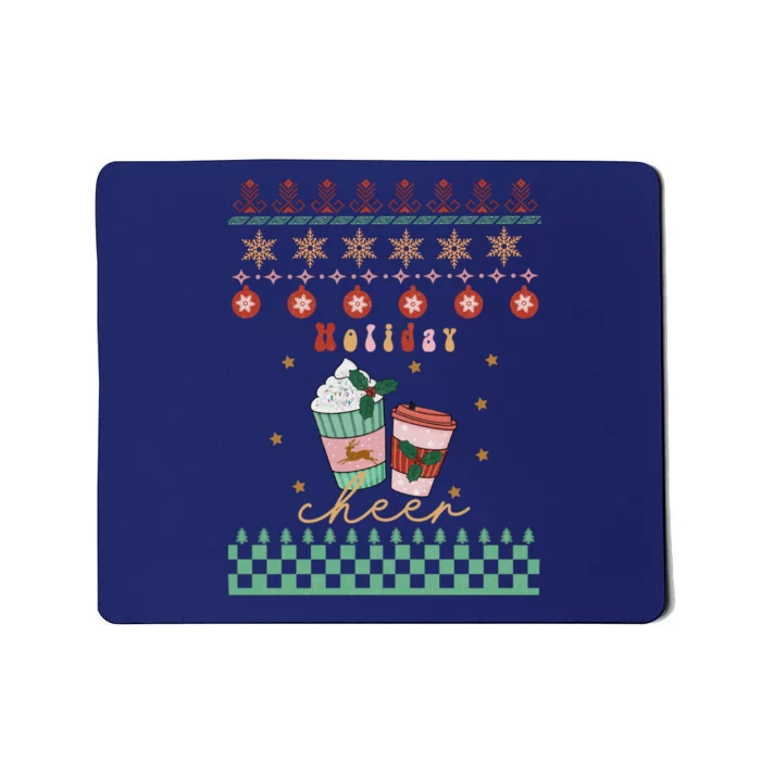 Cute Christmas Holiday Cheers Mousepad