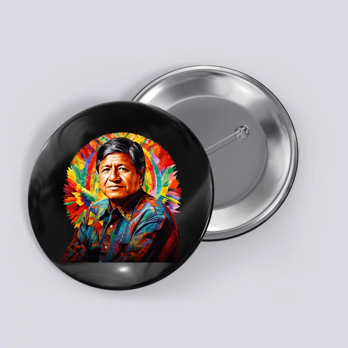 Cesar Chavez Hispanic Heritage Month Button