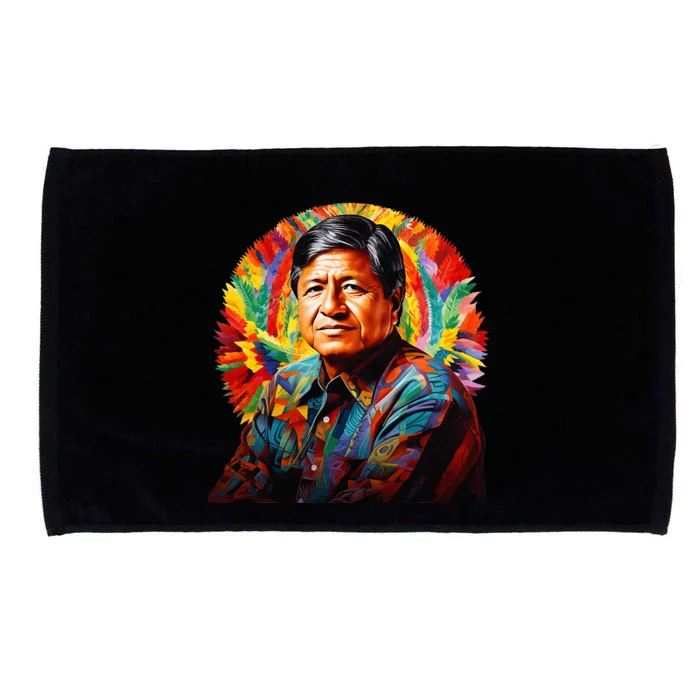 Cesar Chavez Hispanic Heritage Month Microfiber Hand Towel