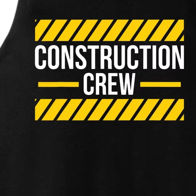 Construction Crew Highway Worker Ladies Tri-Blend Wicking Tank