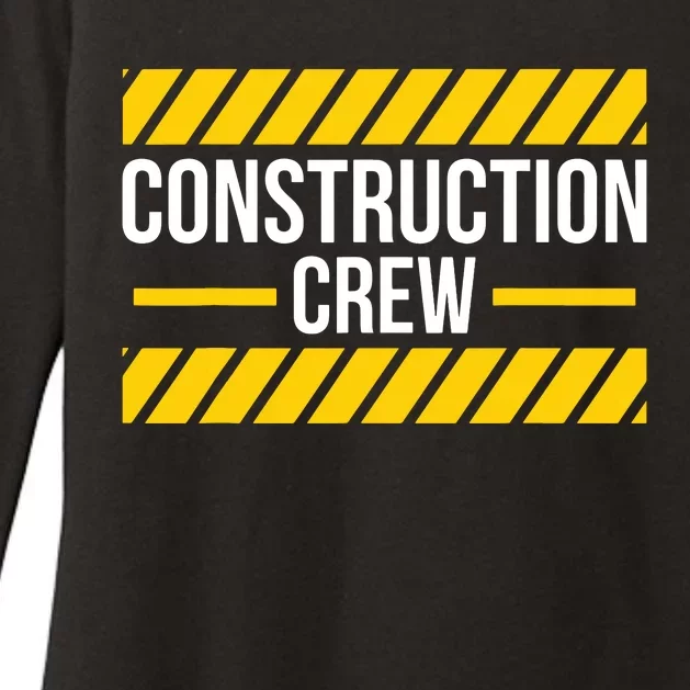 Construction Crew Highway Worker Womens CVC Long Sleeve Shirt