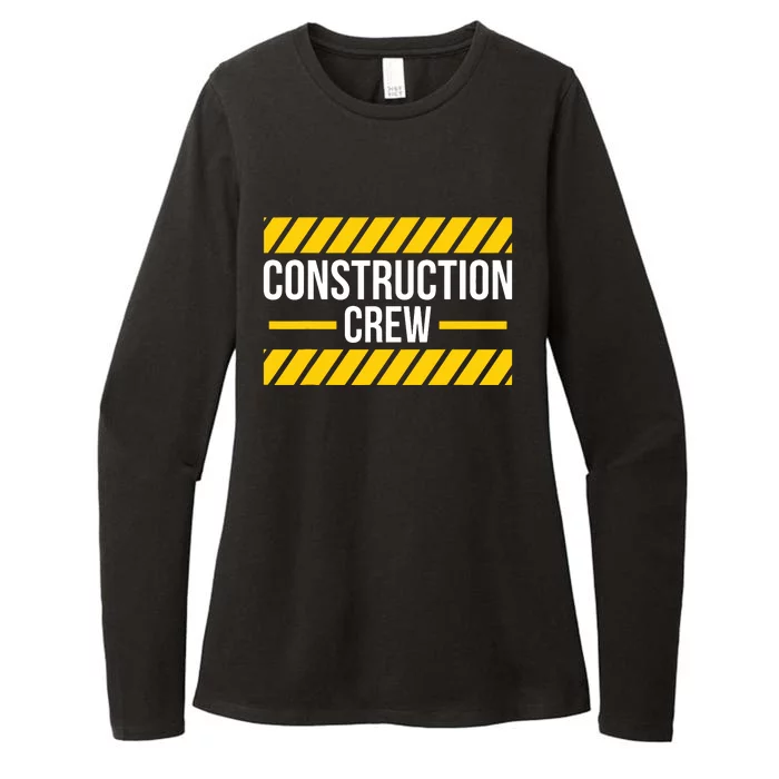 Construction Crew Highway Worker Womens CVC Long Sleeve Shirt